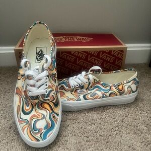 Vans Colorful Swirl Pattern Sneakers
